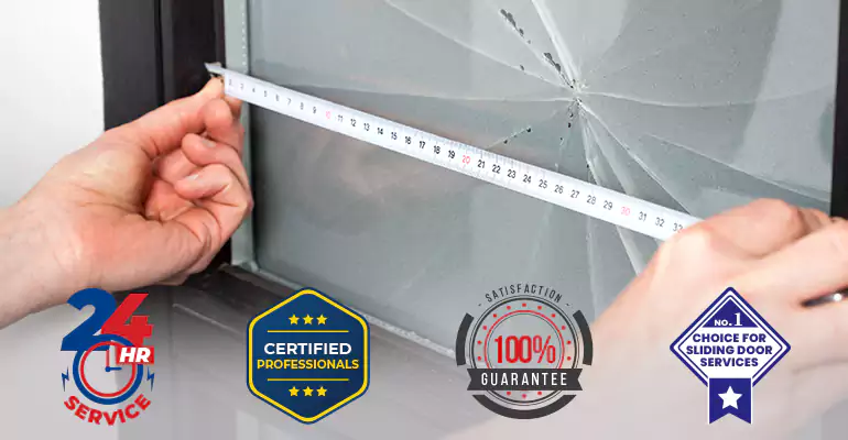 Residential Sliding Door Glass Repair in Wellington
