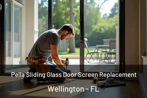 Pella Sliding Glass Door Screen Replacement Wellington - FL